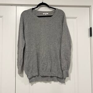 Madewell Women's Grey Waffleknit Wool‎ Long Sleeve Sweater Size XS